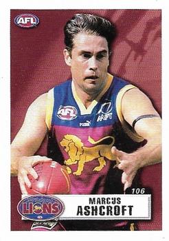 2001 ESP AFL Team & Player Stickers #106 Marcus Ashcroft Front